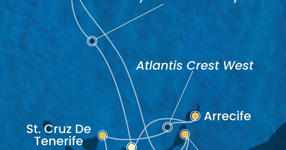 Trasa plavby CSM-LPA07A1W