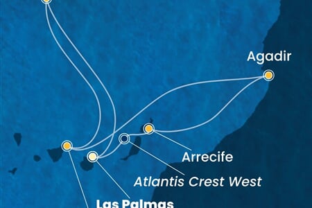 Costa Smeralda - Španělsko, Portugalsko, Maroko (Gran Canaria)