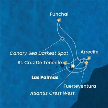 Trasa plavby CSM-LPA07A1Z