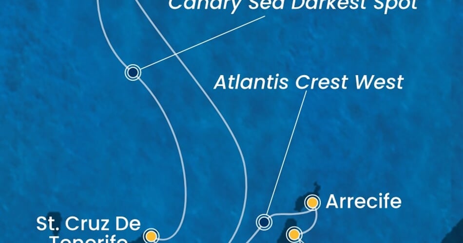 Trasa plavby CSM-LPA08A05