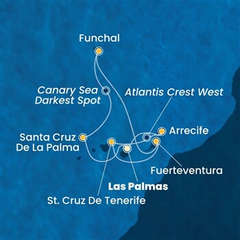 Trasa plavby CSM-LPA08A06