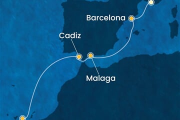 Costa Smeralda - Francie, Španělsko (z Marseille)