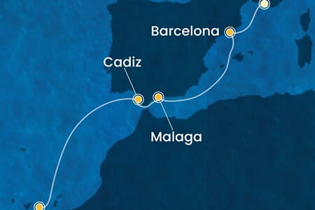 Costa Smeralda - Francie, Španělsko (z Marseille)