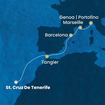 Trasa plavby CSM-TCI06A0L