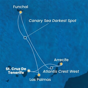Trasa plavby CSM-TCI06A0M