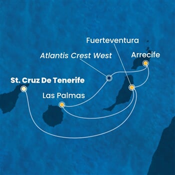 Trasa plavby CSM-TCI07A2P