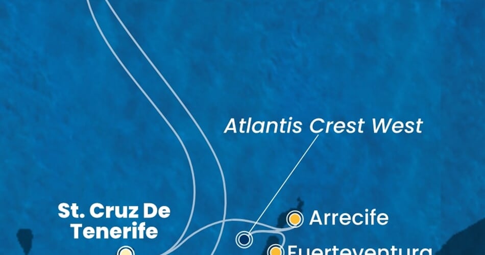 Trasa plavby CSM-TCI07A2Q