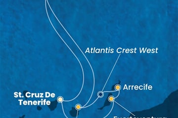 Costa Smeralda - Španělsko, Portugalsko (Santa Cruz de Tenerife)