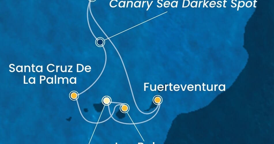 Trasa plavby CSM-TCI07A2V