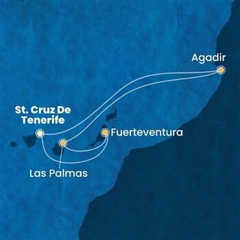 Trasa plavby CSM-TCI07A2X