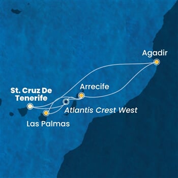 Trasa plavby CSM-TCI07A31