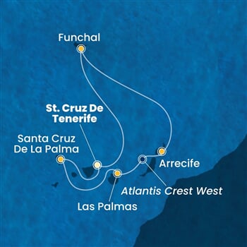 Trasa plavby CSM-TCI07A35
