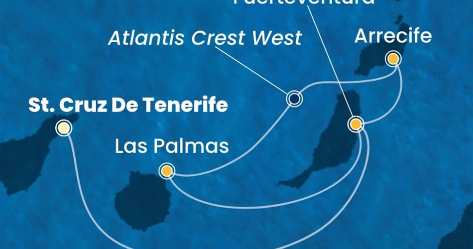 Trasa plavby CSM-TCI07A36