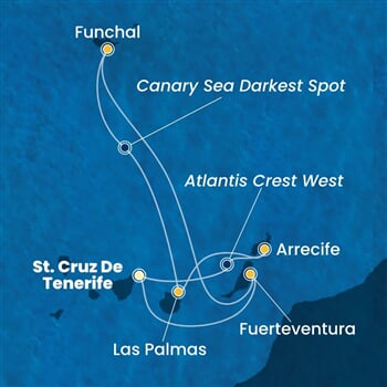 Trasa plavby CSM-TCI07A39