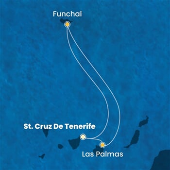 Trasa plavby CSM-TCI07A3B