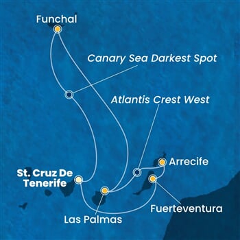Trasa plavby CSM-TCI07A3E