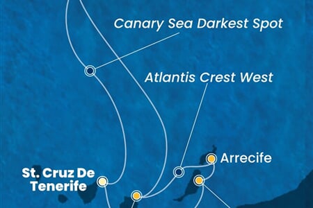 Costa Smeralda - Španělsko, Portugalsko (Santa Cruz de Tenerife)