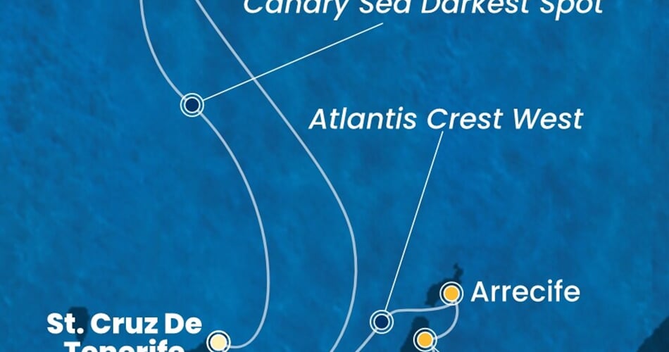 Trasa plavby CSM-TCI07A3E