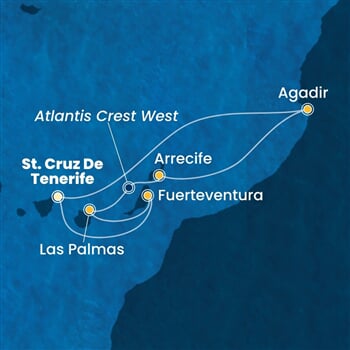 Trasa plavby CSM-TCI07A3H