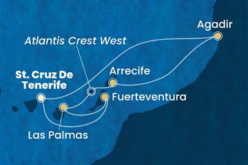 Costa Smeralda - Španělsko, Maroko (Santa Cruz de Tenerife)