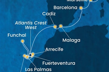 Costa Smeralda - Itálie, Francie, Španělsko, Portugalsko (ze Savony)