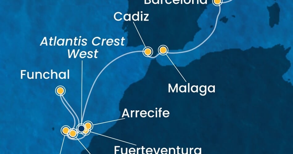 Trasa plavby CSM-SVN14A4H