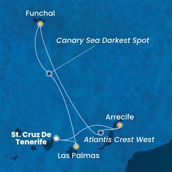 Trasa plavby CSM-TCI05A0I