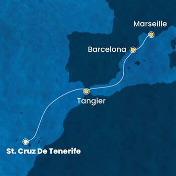 Trasa plavby CSM-TCI05A0J