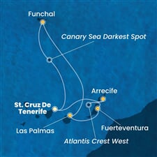 Costa Smeralda - Španělsko, Portugalsko (Santa Cruz de Tenerife)