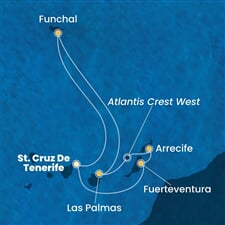 Costa Smeralda - Španělsko, Portugalsko (Santa Cruz de Tenerife)