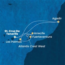 Costa Smeralda - Španělsko, Maroko (Santa Cruz de Tenerife)