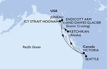 MSC Poesia - USA, Kanada