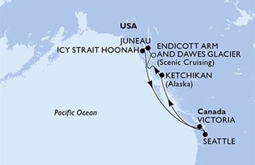 MSC Poesia - USA, Kanada