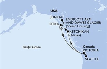 MSC Poesia - USA, Kanada