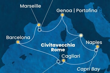 Costa Smeralda - Francie, Španělsko, Itálie