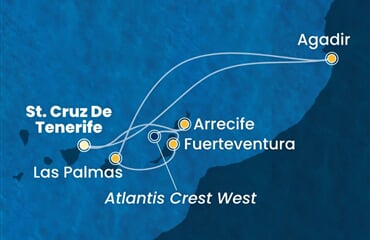 Costa Smeralda - Španělsko, Maroko (Santa Cruz de Tenerife)