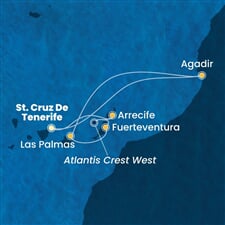 Costa Smeralda - Španělsko, Maroko (Santa Cruz de Tenerife)