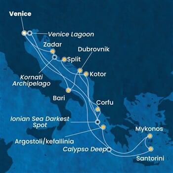 Trasa plavby CDE-PMA14A3V