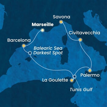 Trasa plavby CSM-MRS06A3B