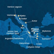 Costa Deliziosa - Řecko, Černá Hora, Chorvatsko, Itálie (z Pirea)