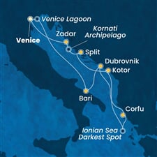 Costa Deliziosa - Itálie, Řecko, Černá Hora (z Benátek)