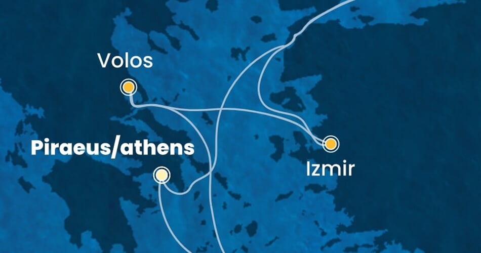 Trasa plavby CPA-ATH06A06