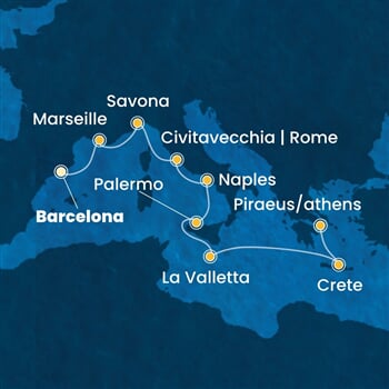 Trasa plavby CPA-BCN09A0L