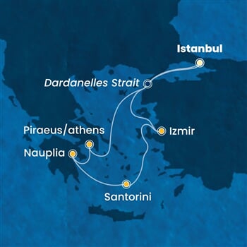 Trasa plavby CPA-IST06A04
