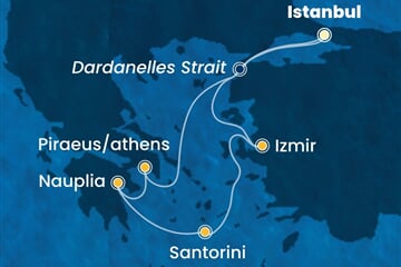 Costa Pacifica - Turecko, Řecko (Istanbul)