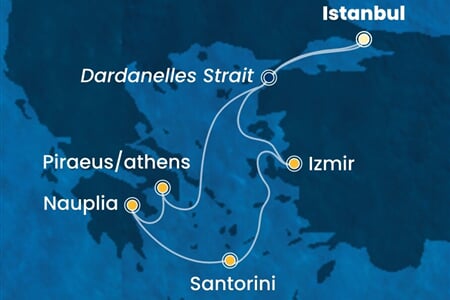 Costa Pacifica - Turecko, Řecko (Istanbul)