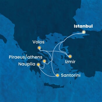 Trasa plavby CPA-IST07A25