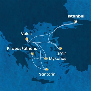 Trasa plavby CPA-IST08A0A