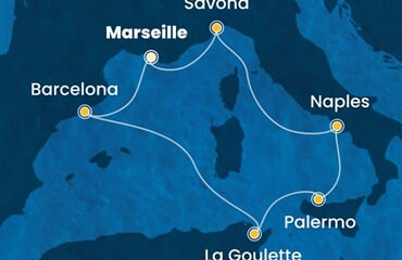 Costa Pacifica - Francie, Itálie, Tunisko, Španělsko (z Marseille)
