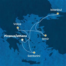 Costa Pacifica - Řecko, Turecko (z Pirea)